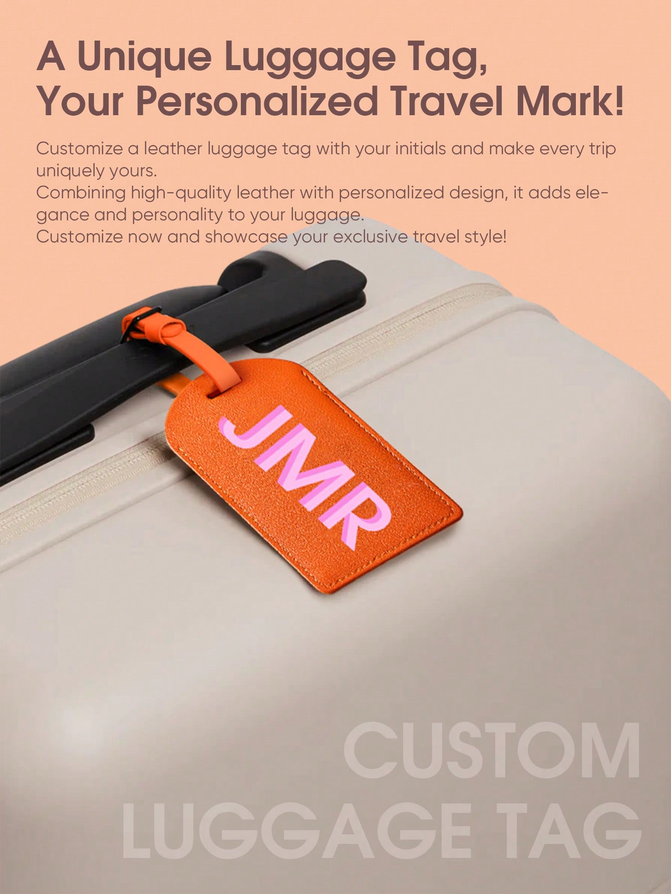 Personalized Initial Luggage T - Leather Briefcase 评论和价格