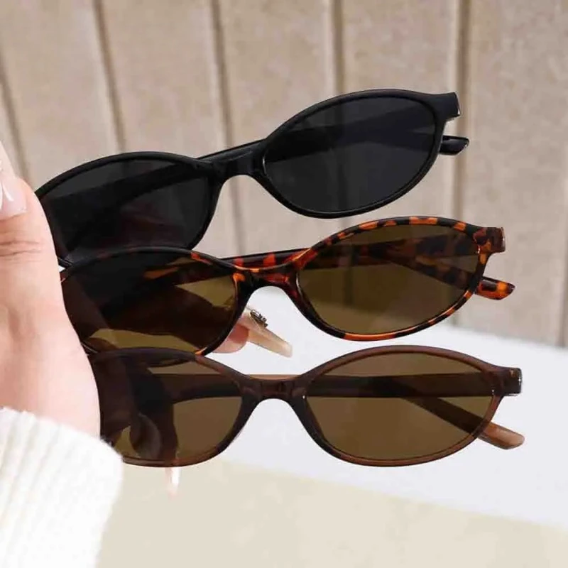 Small Oval Sunglasses Women Vi - Sunglasses Uv400 评论和价格
