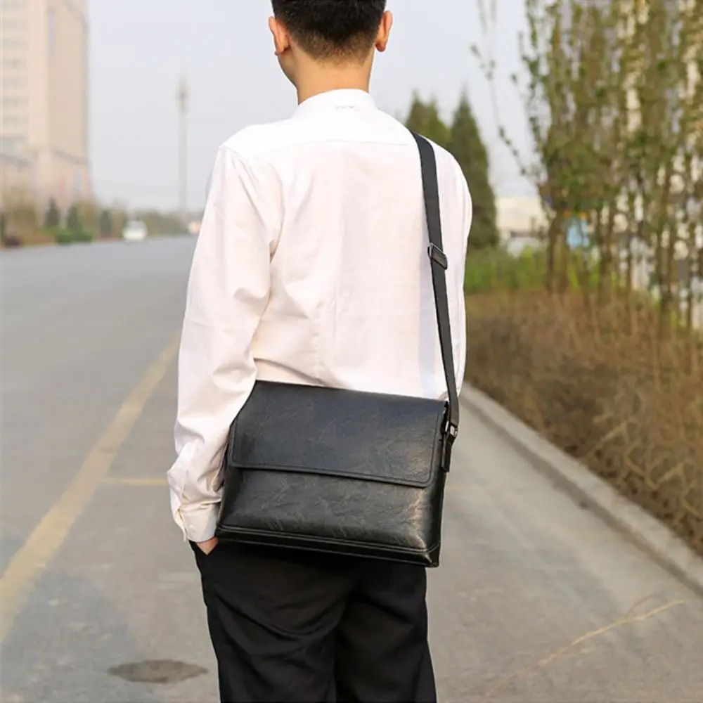 Luxury PU Leather Crossbody Ba - Leather Wallet Men 评论和价格