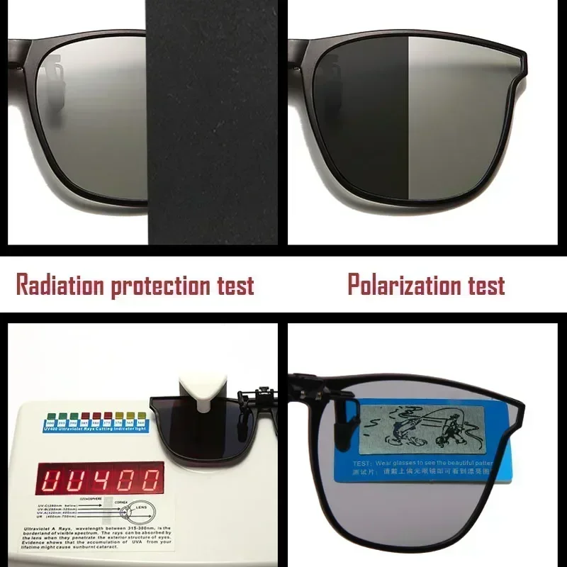 1Pc Polarized Clip On Sunglass - Sunglasses Uv400 评论和价格