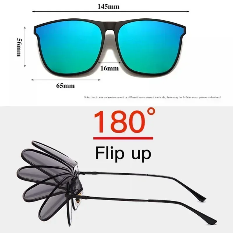 1Pc Polarized Clip On Sunglass - Sunglasses Uv400 评论和价格