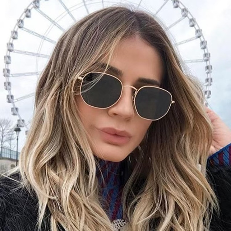 Round punk Sunglasses Men Luxu - Designer Sunglasses 评论和价格