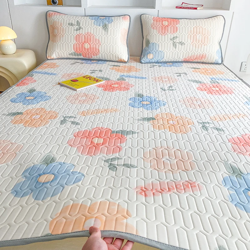Print Natural Latex Summer Mat - Silk Pillowcase 评论和价格