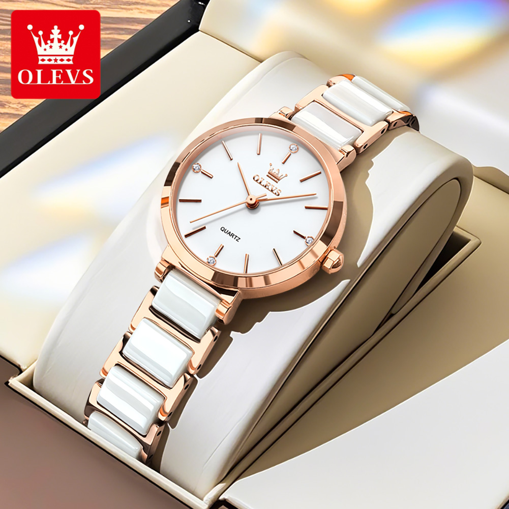 OLEVS Women Watch 5877 Luxury  - Luxury Gift Set 评论和价格