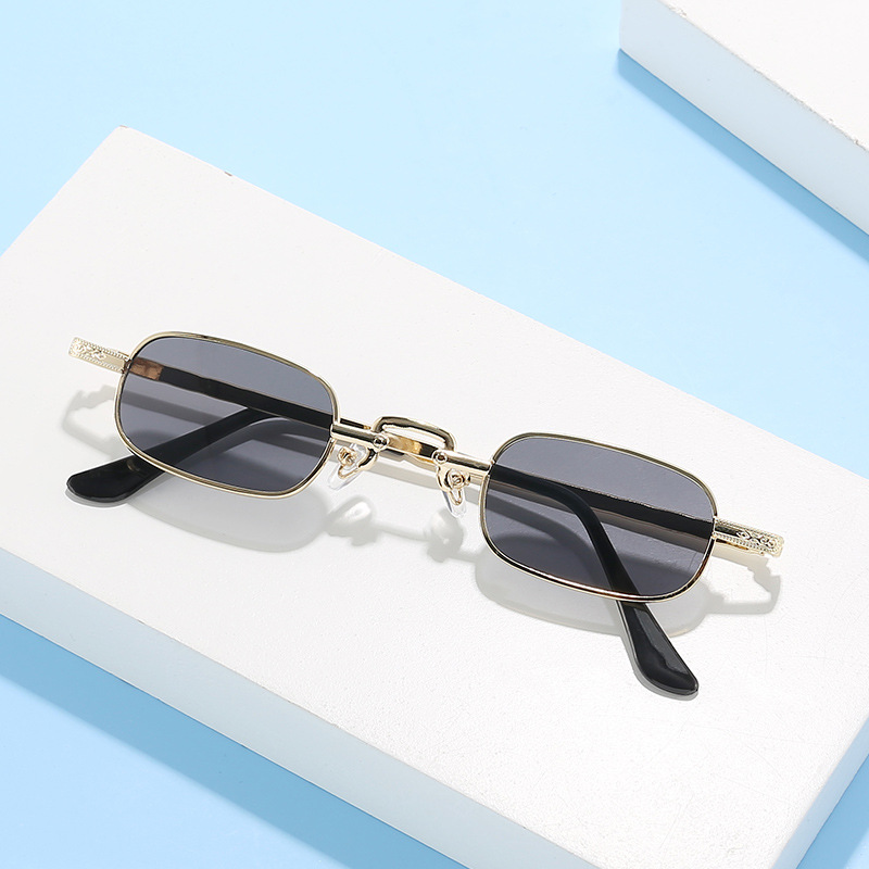 New Small Frame Square Sunglas - Sunglasses Uv400 评论和价格