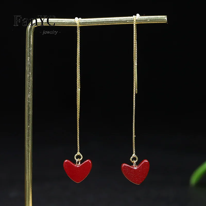Natural V-shaped Cinnabar Love - Luxury Gift Set 评论和价格