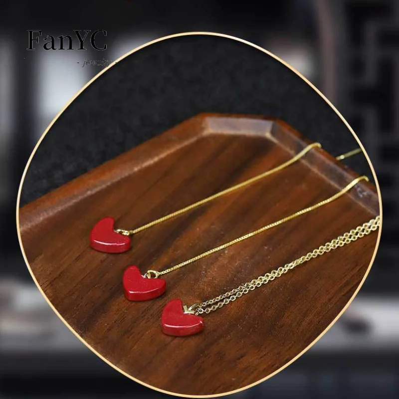 Natural V-shaped Cinnabar Love - Luxury Gift Set 评论和价格