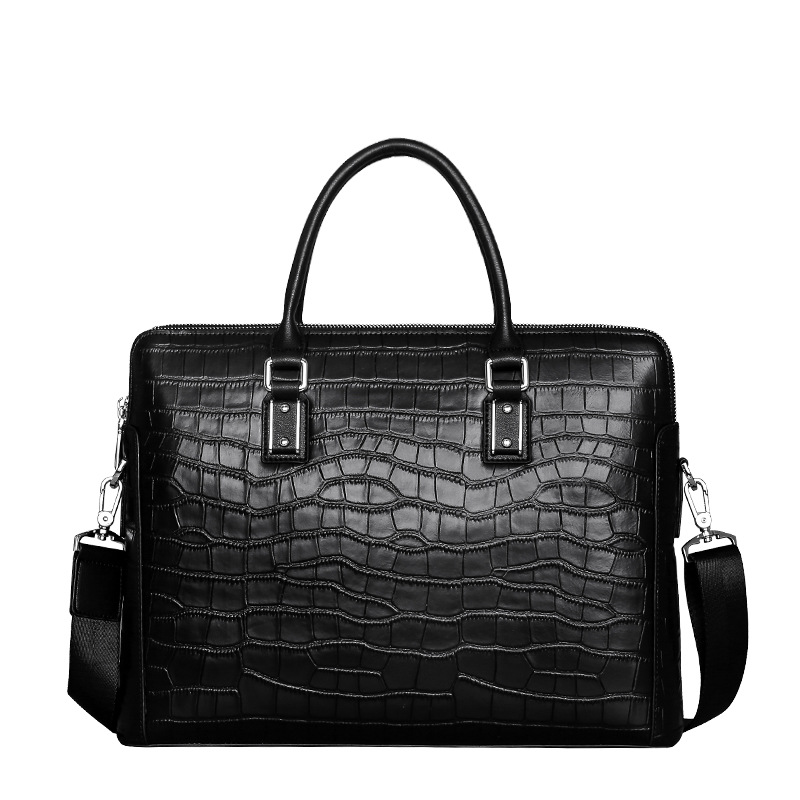New Genuine Leather Men's Brie - Leather Briefcase 评论和价格