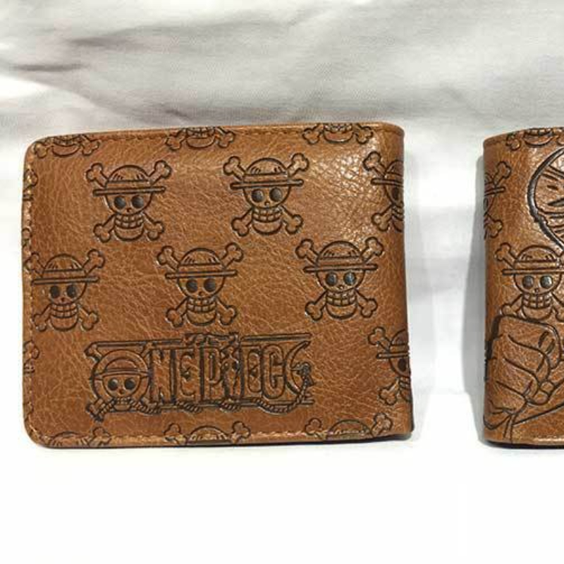 Anime One Piece Luffy Pirate S - Leather Wallet Men 评论和价格
