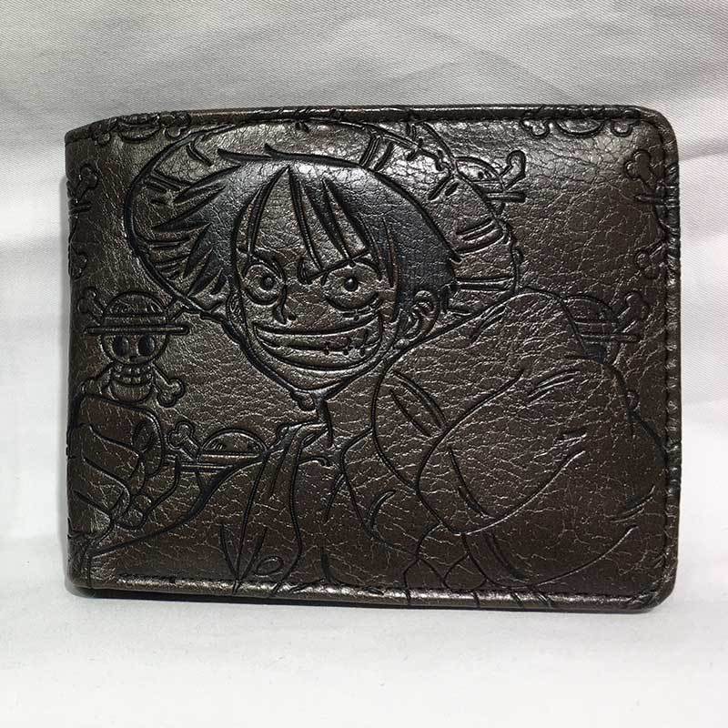 Anime One Piece Luffy Pirate S - Leather Wallet Men 评论和价格