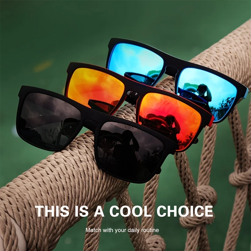 1/3PCS Vintage Square High End - Designer Sunglasses 评论和价格