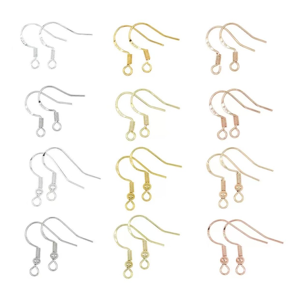 Gold Plated Earring Hooks 100P - Gold Plated Jewelry 评论和价格