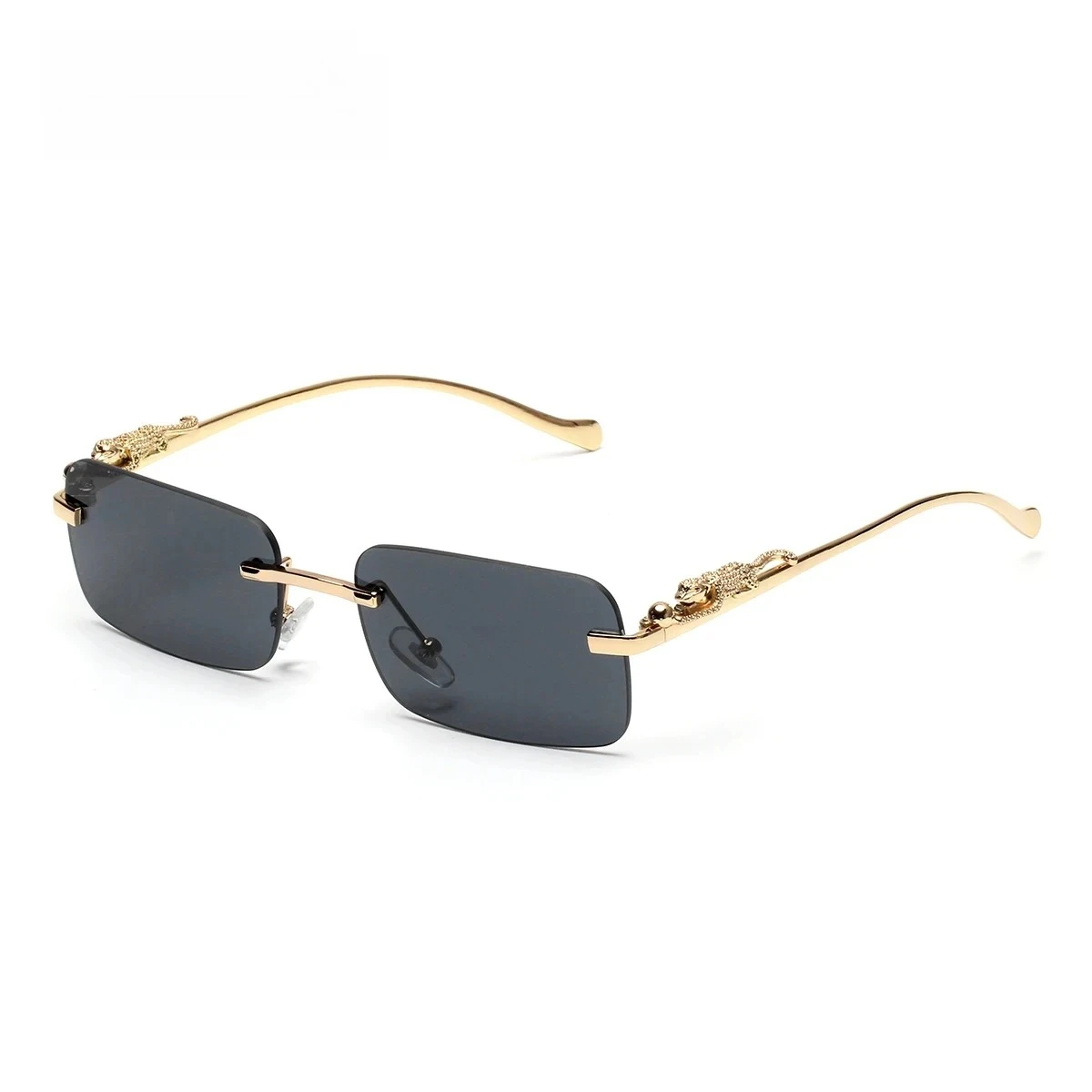 Rimless Sunglasses UV400 Fashi - Designer Sunglasses 评论和价格