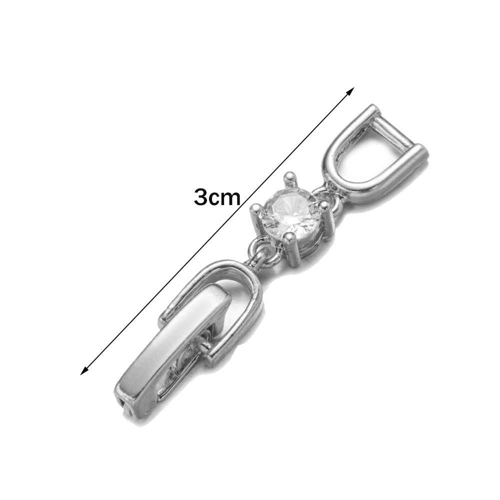 5pcs White Gold Plated Crystal - Gold Plated Jewelry 评论和价格