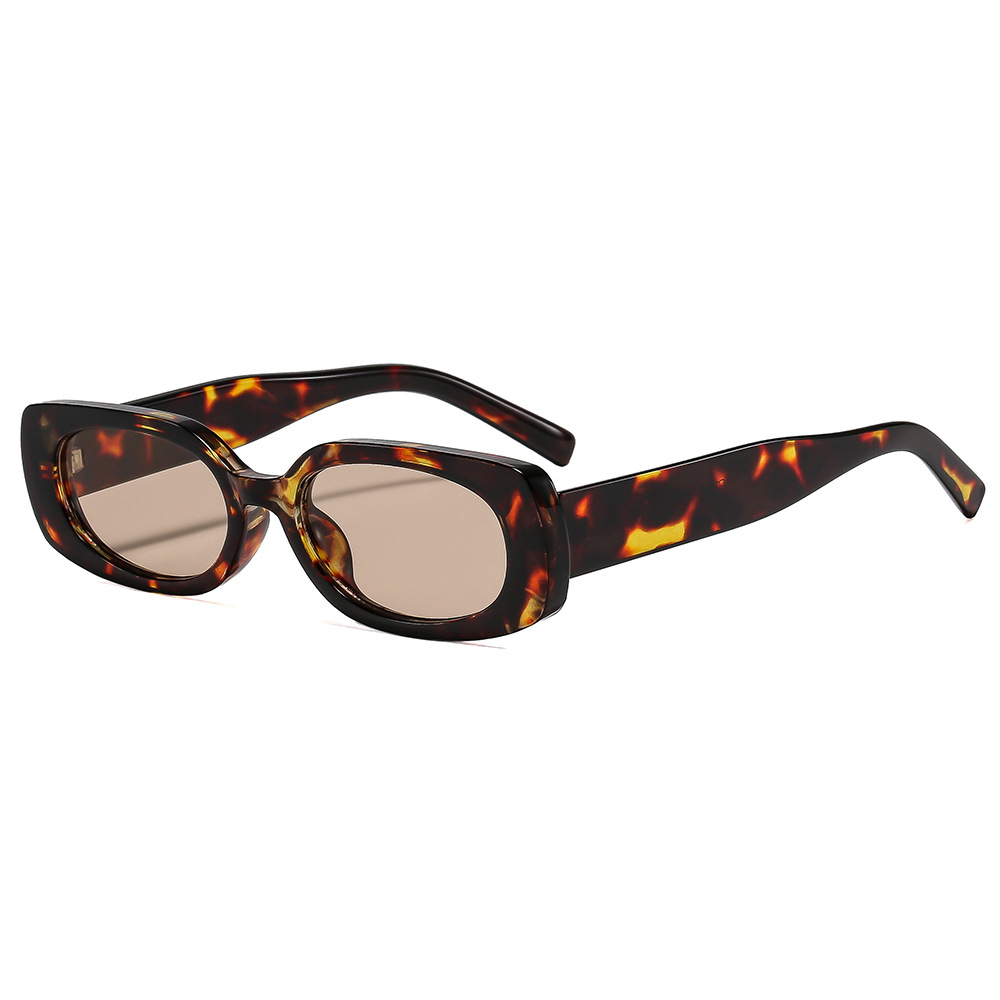 1pcs Light Luxury Rectangle Su - Designer Sunglasses 评论和价格