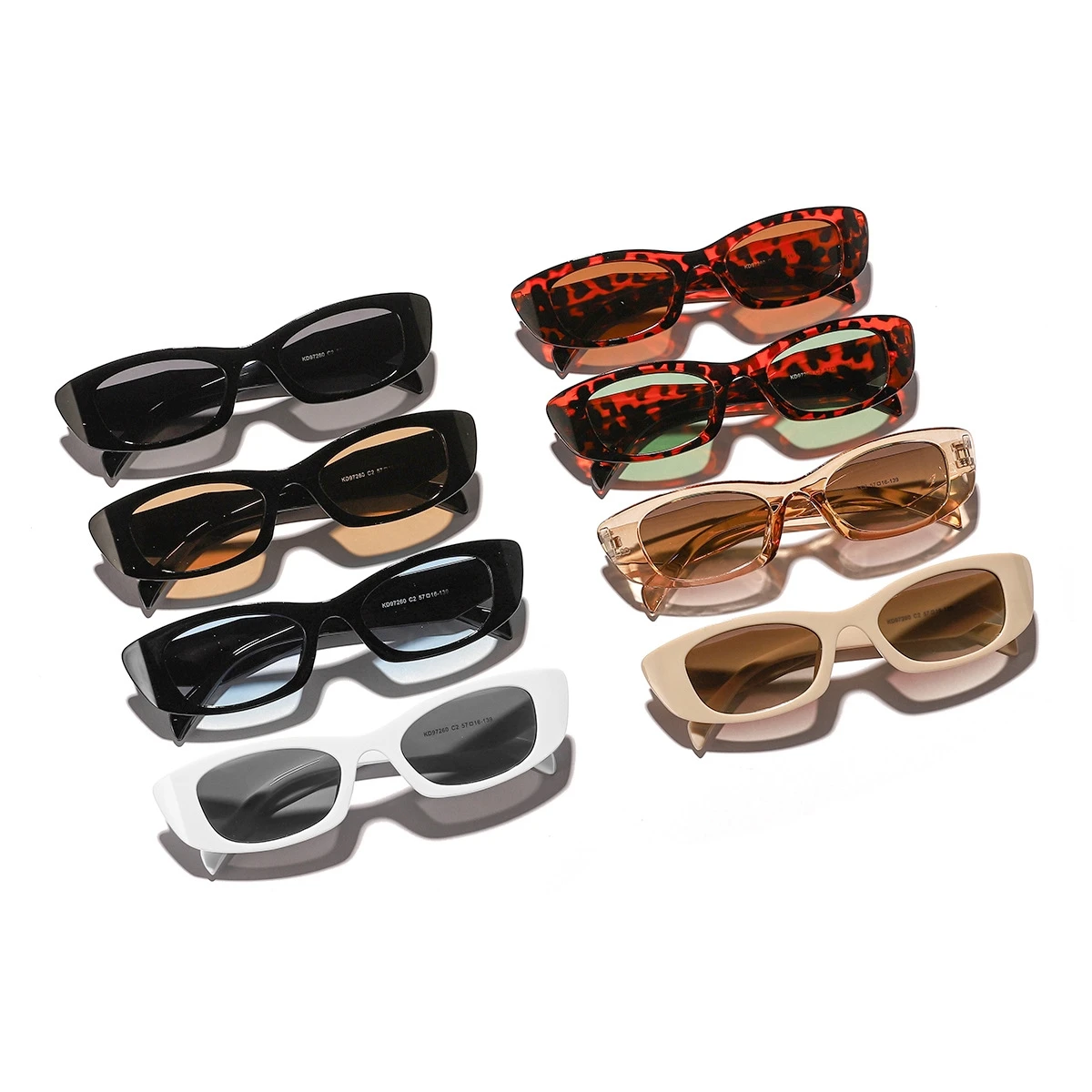 Vintage Small Square Sunglasse - Sunglasses Uv400 评论和价格