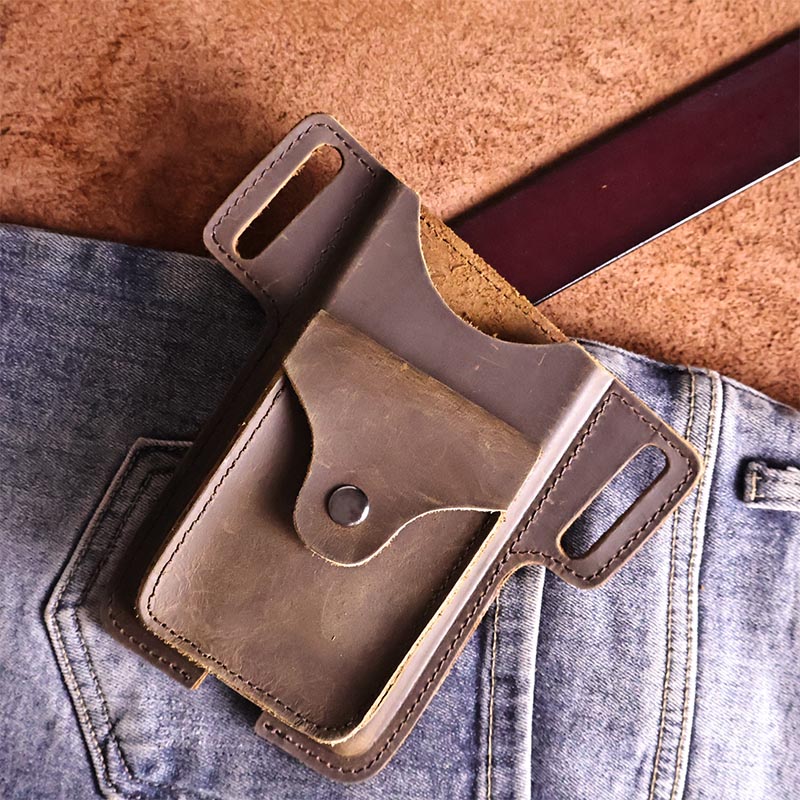 1pcVintage top-grade cowhide f - Leather Wallet Men 评论和价格