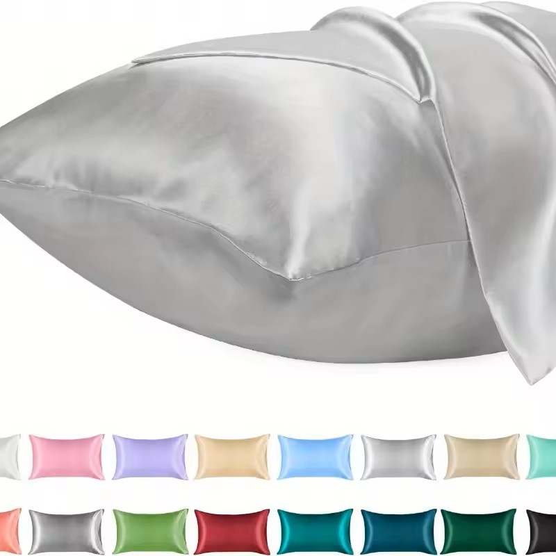 1PC Satin Pillowcase for Hair  - Silk Pillowcase 评论和价格