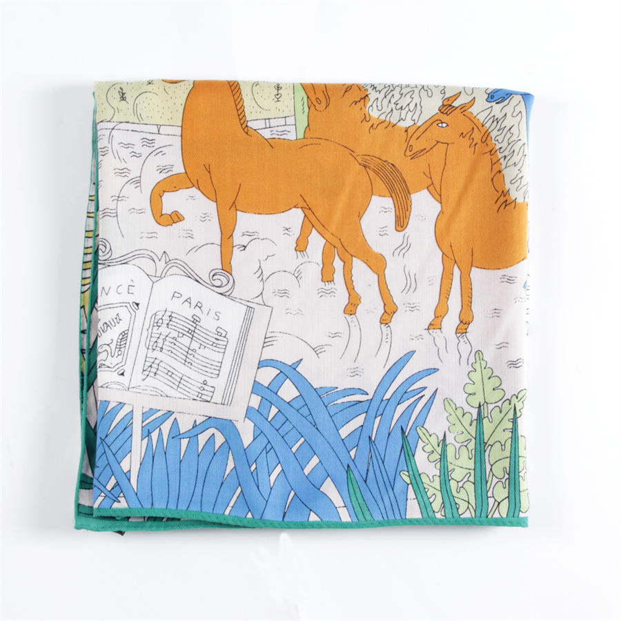 POBING Silk Cashmere Scarf Wom - Cashmere Scarf 评论和价格