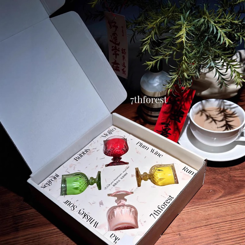 Scented Candle Gift Set Wine G - Luxury Gift Set 评论和价格