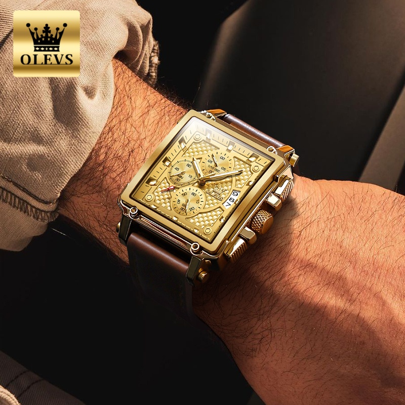 OLEVS Brand Mens Watches Water - Luxury Watch Men 评论和价格