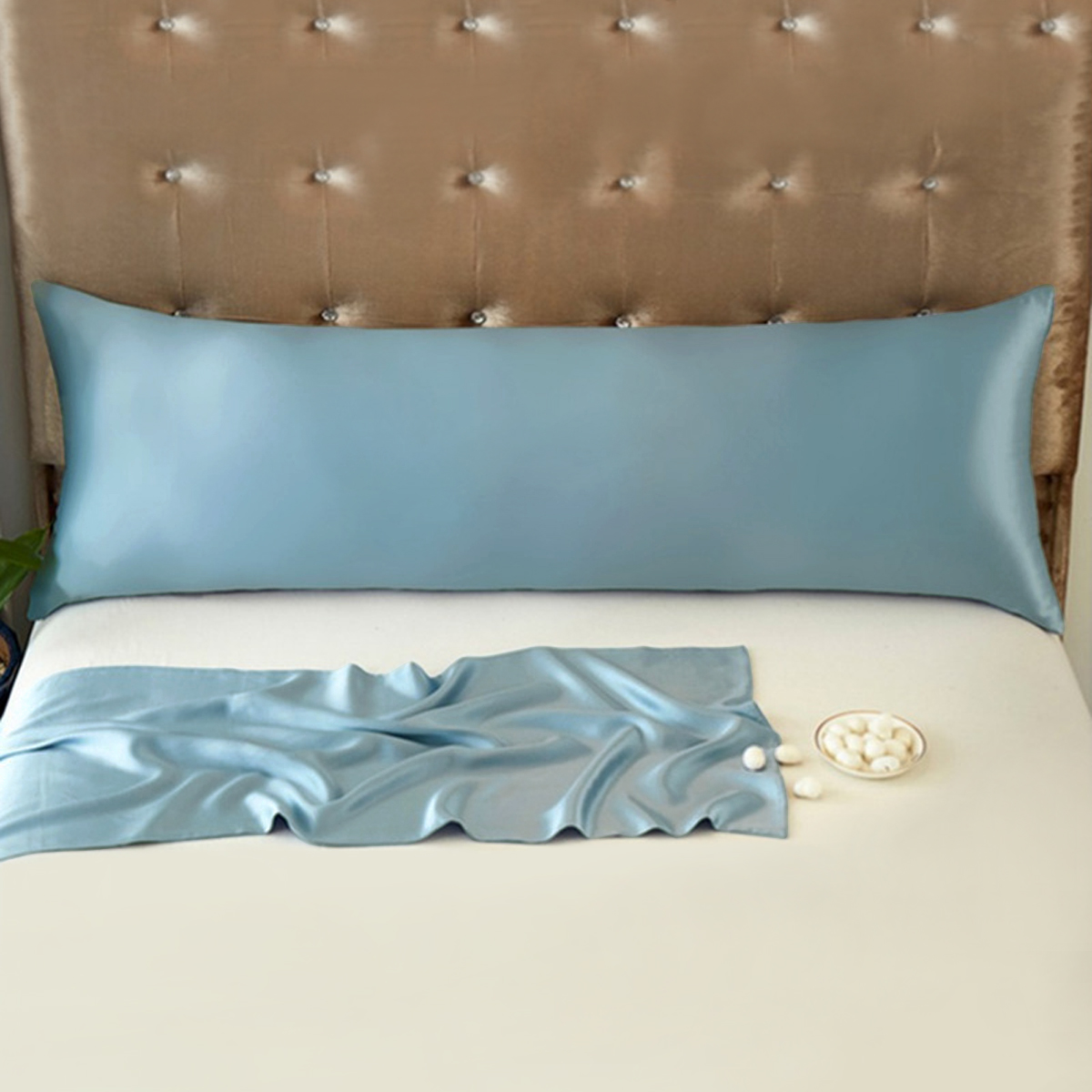 100% Pure Mullberry Silk Long  - Silk Pillowcase 评论和价格
