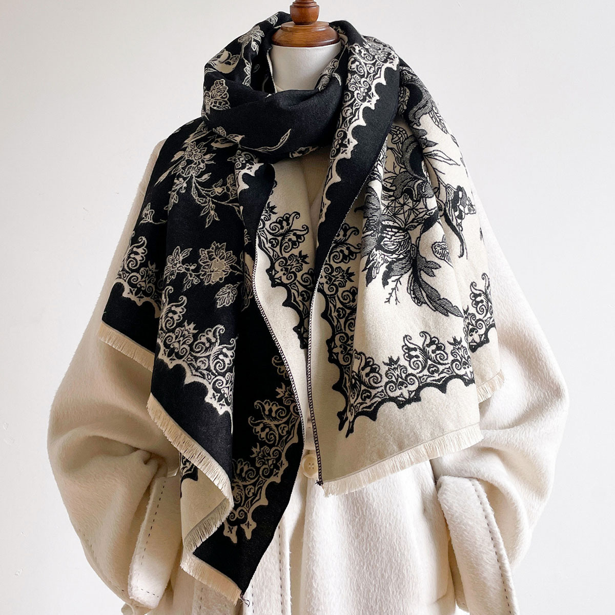 Women Imitation Cashmere Scarf - Cashmere Scarf 评论和价格