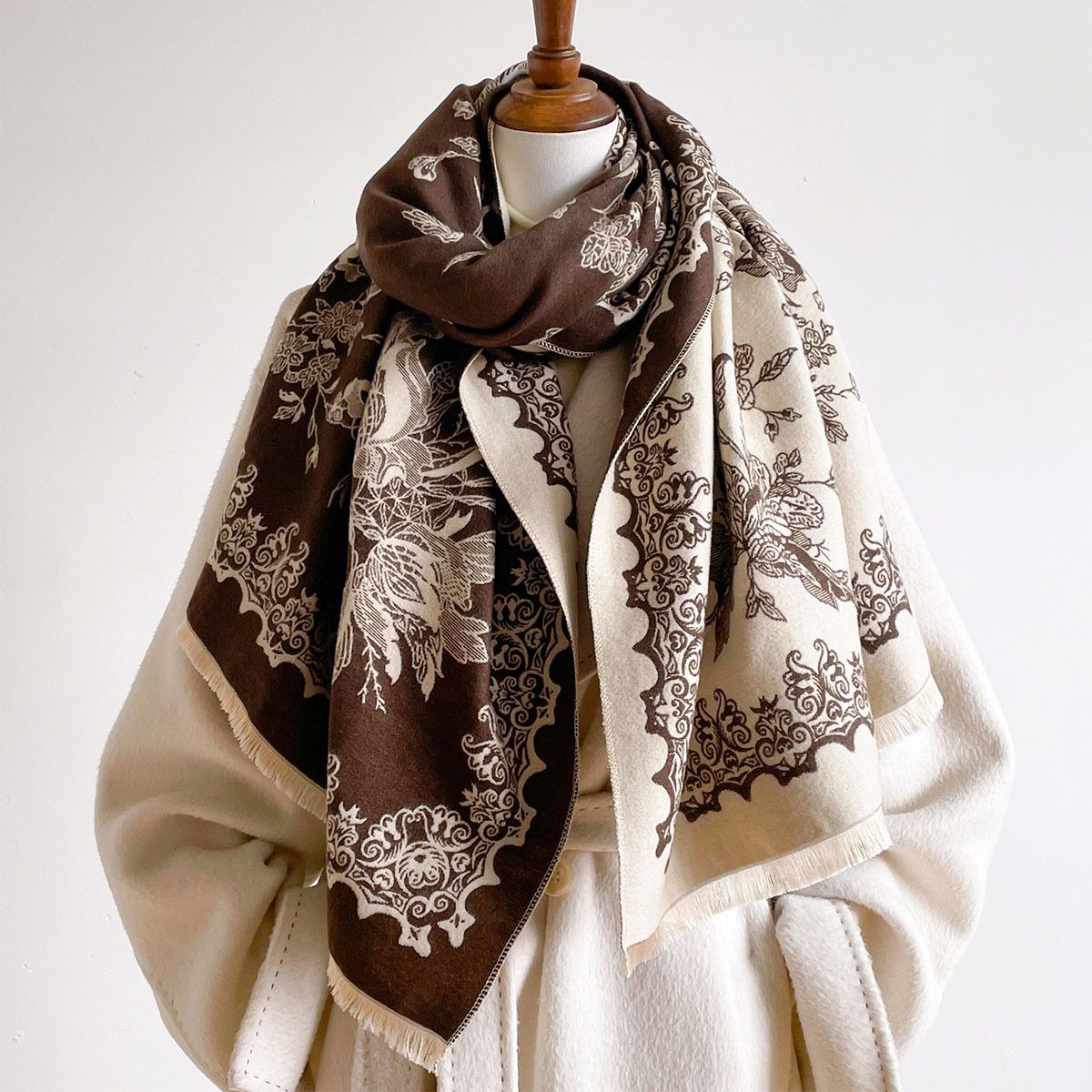 Women Imitation Cashmere Scarf - Cashmere Scarf 评论和价格