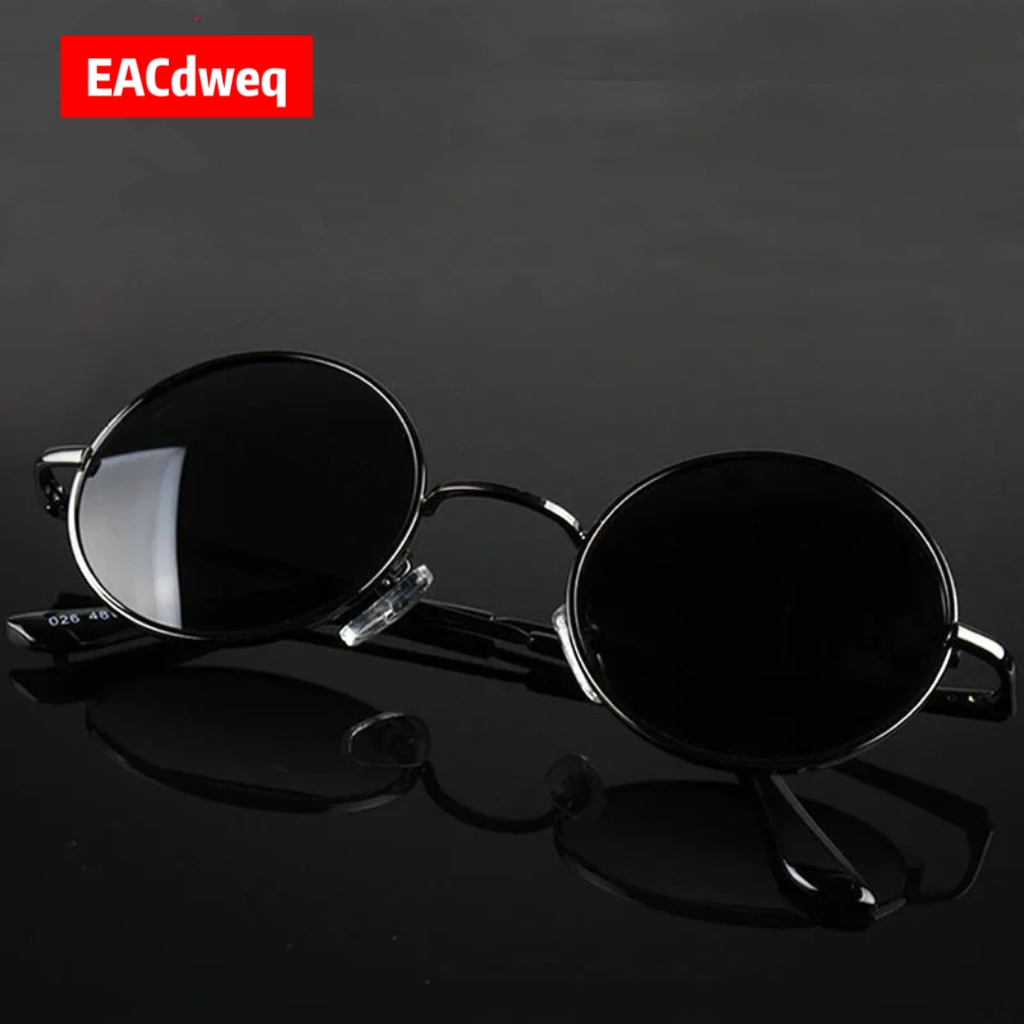 Retro Vintage Round Sunglasses - Designer Sunglasses 评论和价格
